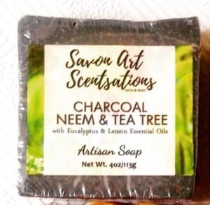 Charcoal, Neem & Tea Tree 2 oz soap bar