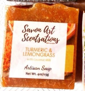 Turmeric & Lemongrass 4 oz soap bar